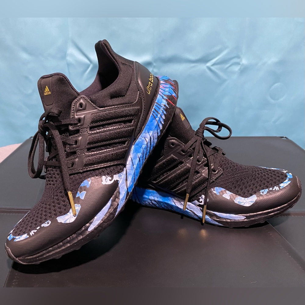 Mens adidas ultra boost DNA size 7.5 CNY black (no extra shoelace) running shoes